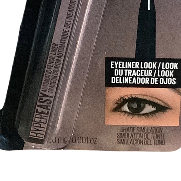 Maybelline Hyper Easy Eyeliner 001 Black No-Slip Pencil Smooth Glide NEW - Picture 6 of 9